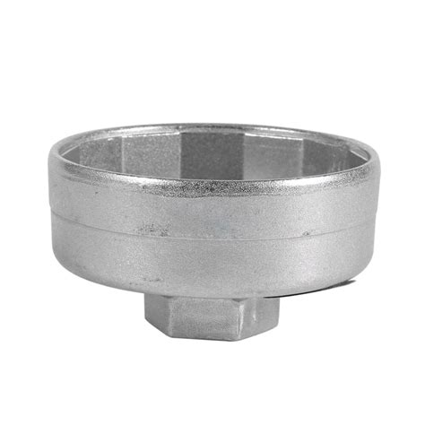 Buy Car 74mm 14 Flute Aluminum Oil Filter Wrench Socket Removal Tool ...