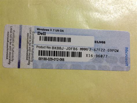 Image result for Windows 7 Pro COA Sticker