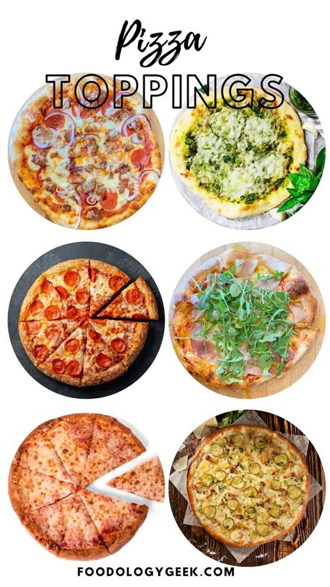 Image result for Different Types of Pizza Toppings