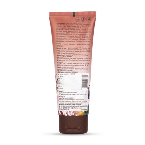 Yahvi Pink Salt & Tamarind Sugar Face Scrub With Aloevera, Tamarind