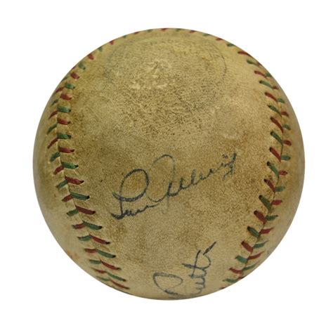 Babe Ruth + Lou Gehrig Signed Baseball - Brigandi Collectibles - Touch of Modern