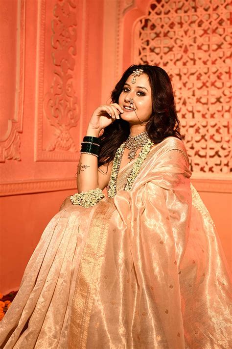 Light Water Gold Ektara Pure Kora Tissue Banarasi Handloom Saree – Rasm ...