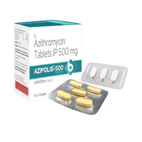 Azipolis 500 - Azithromycin Tablets IP 500 mg - Biopolis Lifesciences ...