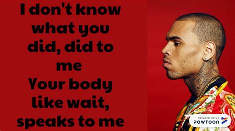 Chris Brown - Under The Influence Lyrics - YouTube