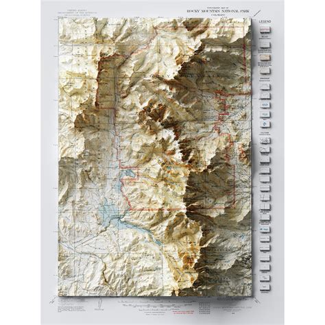 Rocky Mountain Peaks Map