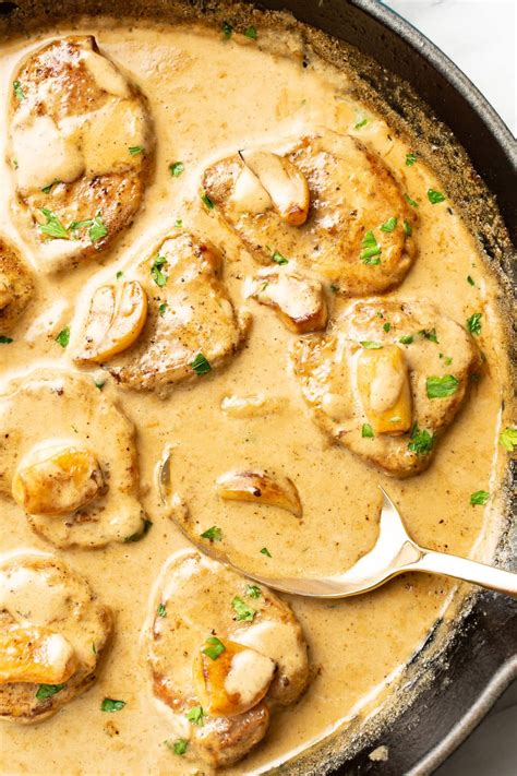 Creamy garlic pork chops – Artofit