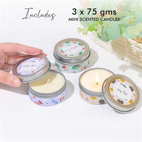 Mini Scented Candle Trio - Gift Set – Squish Town Private Limited