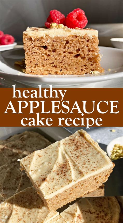 Applesauce Healthy Cake at Daniel Gilmore blog