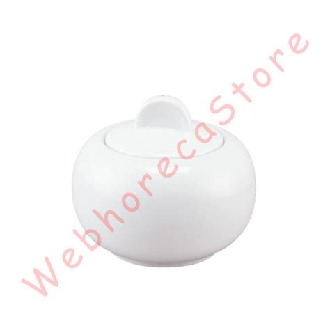 Jual Blanc Jala Sugar Bowl 240ml/ Tempat Gula Pasir Keramik Tutup ...