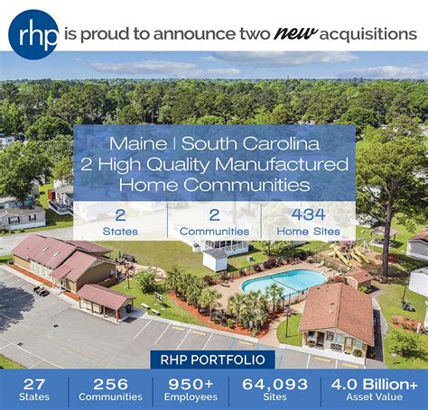 RHP Properties Announces the Purchase of Two Manufactured Home Communities in Two States - News ...