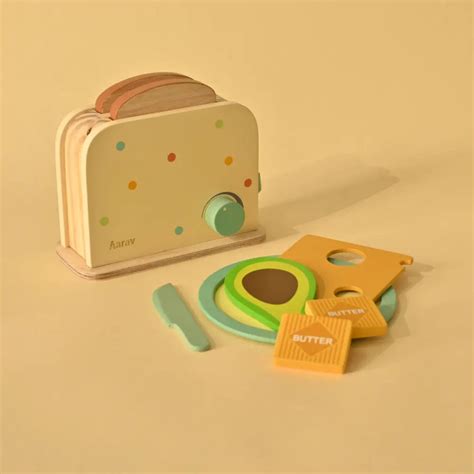Playbox Roasty Toasty Wooden Toaster Kitchen Set – AllThingsBaby.com