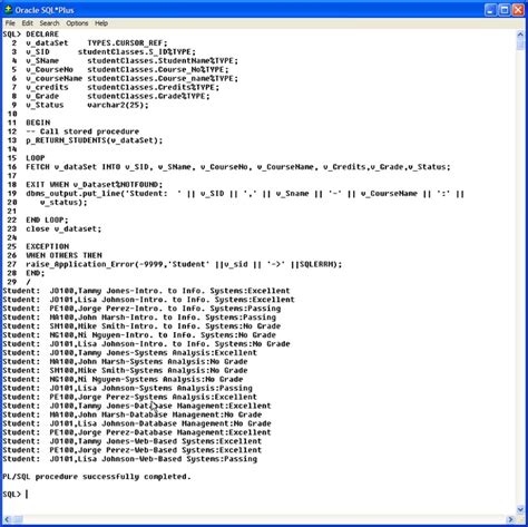 PLSQL Cursor Examples 的图像结果