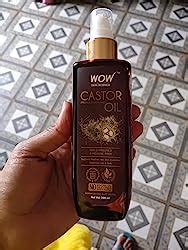 Buy Wow Skin Science 100% Pure Castor Oil - Pure Cold Pressed Oil Blend ...