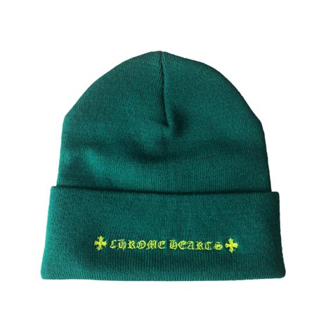Chrome Hearts Matty Boy Spec Beanie – Green – Chrome Hearts CO