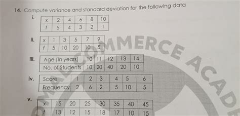 How to Compute the Variance and Standard Deviation 的图像结果