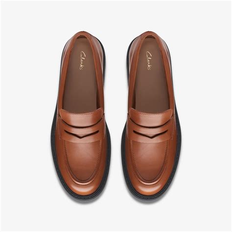 Womens Orinoco 2 Penny Loafer Dark Tan Leather Loafers, Slip Ons Shoes ...