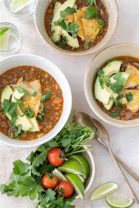 Mexican Lentil Soup - The Harvest Kitchen