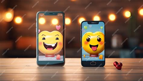 Premium Photo | Two smartphones side by side screens displaying ...