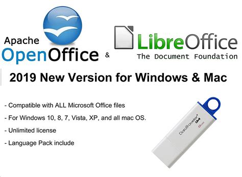 Apache Open Office & Libre Office 2019 New Version for Microsoft ...