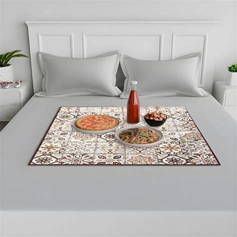 Buy Kuber Industries Kitchen/Floor Mat|Solid Traditional Print & Soft ...