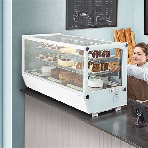 Avantco BCS-48-HC 48" White Refrigerated Square Countertop Bakery ...