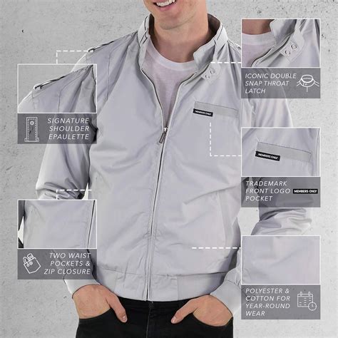 Buy Members Only Original Iconic Racer Jacket for Men | Slim Fit Online ...