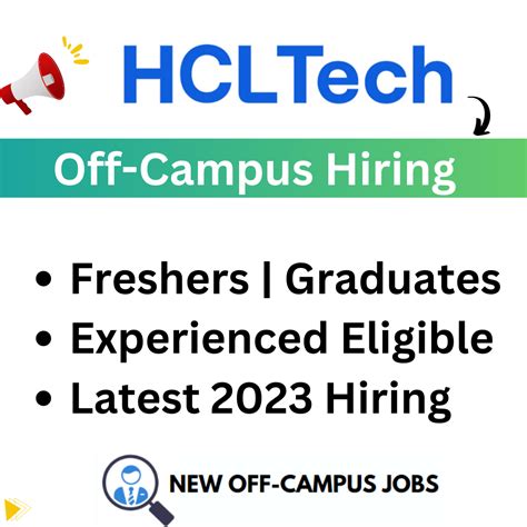 HCL Off-Campus Hiring 2023 | Freshers, Graduates Hiring | HCL Careers ...