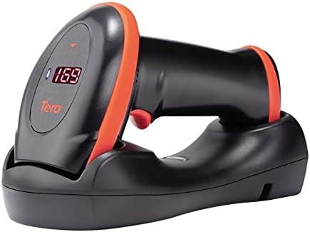 Tera Pro Series Wireless 1D 2D QR Barcode Scanner with Cradle Display ...