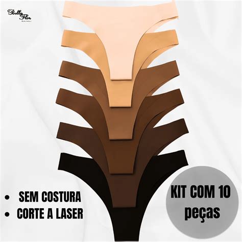 Kit Of 10 Seamless COMFORT Thong Panties Laser Cut Resale Promotion for ...