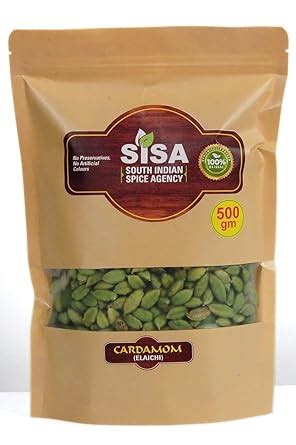 SISA Green Cardamom Big Size Elaichi 500 gms |Whole Green Elaichi ...