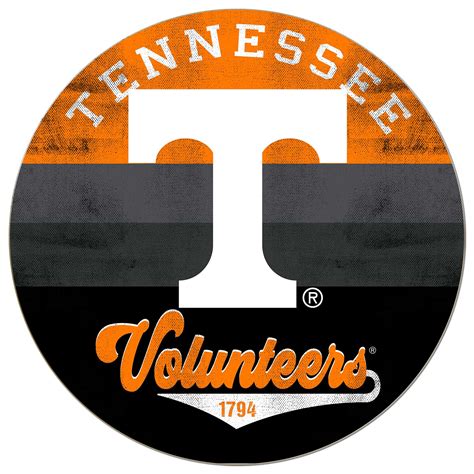 Tennessee Volunteers 20'' x 20'' Retro Logo Circle Sign