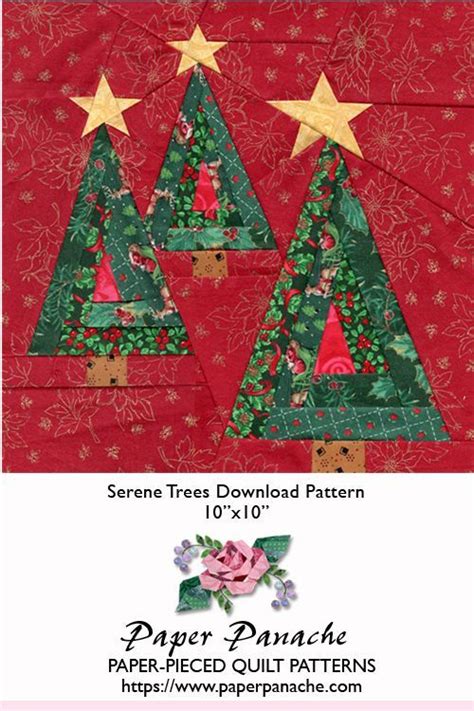 Image result for Paper Tree Quilt Pattern