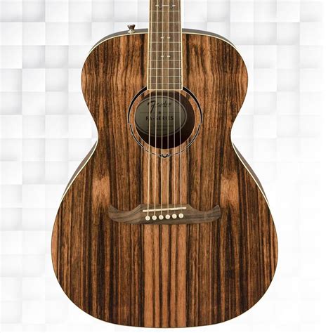 FENDER FA-235E 2019 LIMITED EDITION STRIPED EBONY TOP ELECTRO ACOUSTIC ...