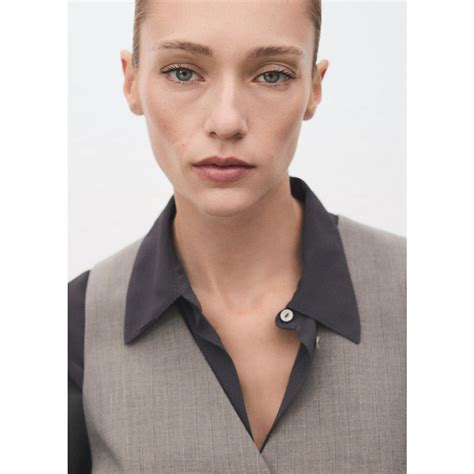 ベスト .-- PUGLIA （グレー） -MANGO - マンゴ公式オンラインストア