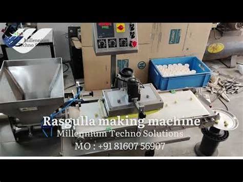 Rasgulla Making Machine Manufacturer | Millennium Techno Solutions ...