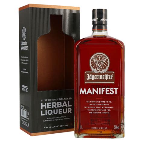 Лікер Jagermeister Manifest (Єгермейстер Маніфест) 38% 1L купити дешево ...