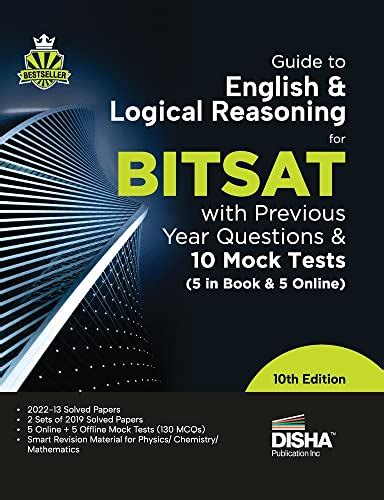Guide to English & Logical Reasoning for BITSAT with Previous Year ...