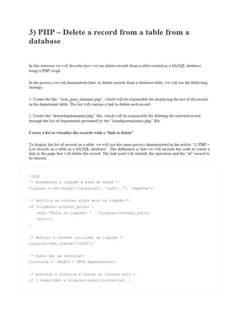Image result for Delete Data From Table SQL Using PHP