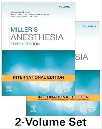 Buy Miller's Anesthesia International Edition, 2 Volume Set: 10ed Book ...