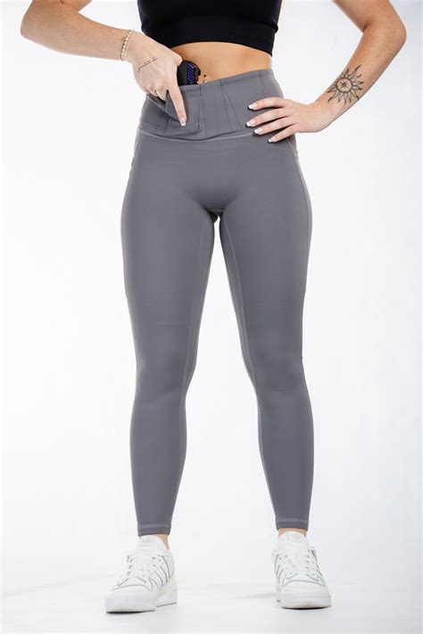 Concealed Carry Leggings | Green Camo | Curves N Combatboots