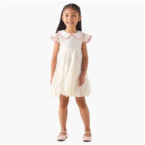 Buy Polka Dot Print Balloon Dress from Eligo at just INR 1999.0 at Babyshop