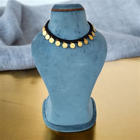 Kempu Kasu Thread Necklace – Maayakriya