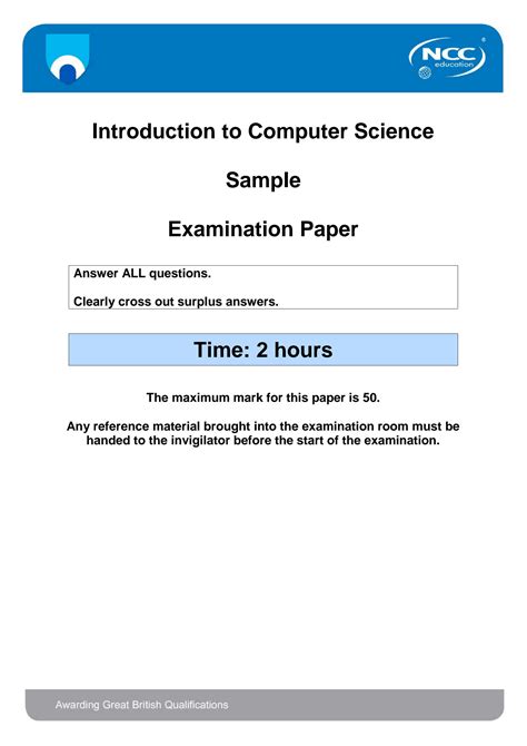 Computer Science Exam 的图像结果