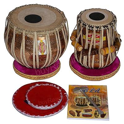Buy Mukta Das Tabla Drums - Concert Quality, 3.5 Kg Chromed Copper ...