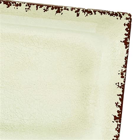 Honeybloom White Melamine Serving Tray, 16x8.5 | At Home
