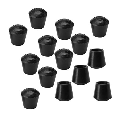 uxcell 14pcs Chair Leg Tips Caps 10mm 3/8 Inch Anti Slip Rubber ...