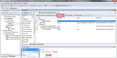 TestComplete Tutorial 的图像结果