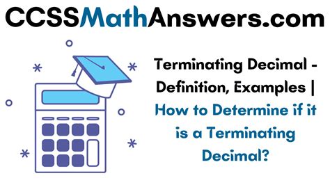 Difference Between Terminating and All Decimal Form 的图像结果