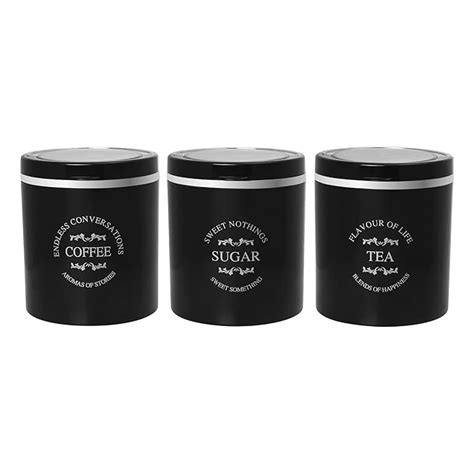 Buy Jaypee Plus Classique 3 tea coffee sugar containers set of 3 I ...