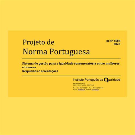 Cesis - Projeto de Norma Portuguesa “Sistema de gestão para a igualdade ...